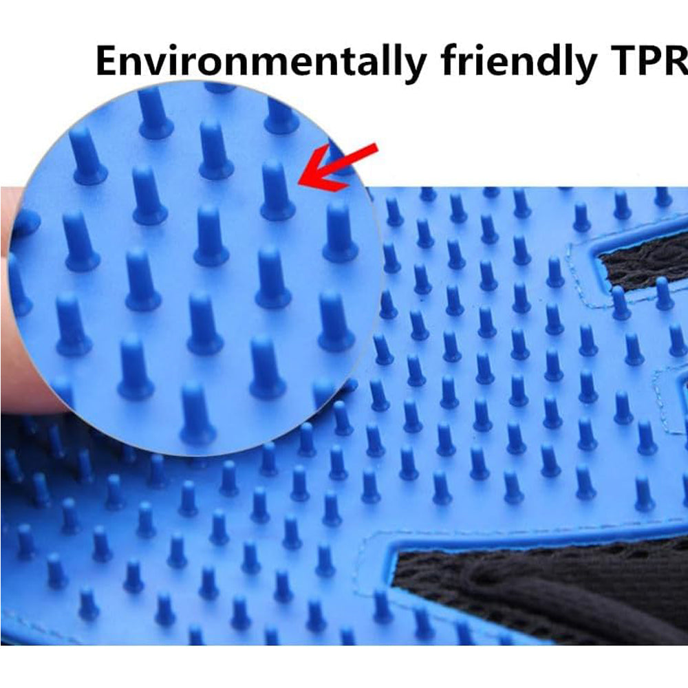 Pet Grooming Gloves - De-Shedding Brush for Dogs & Cats