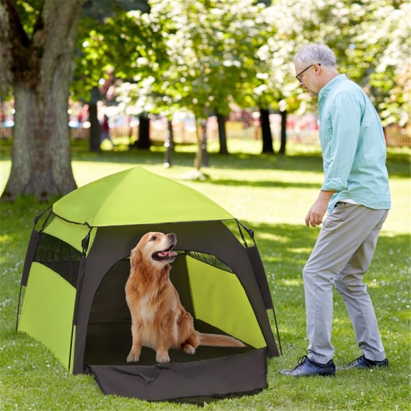 Portable Pet Camping Tent - Outdoor Shelter for Large Dogs