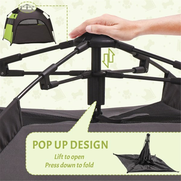 Portable Pet Camping Tent - Outdoor Shelter for Large Dogs
