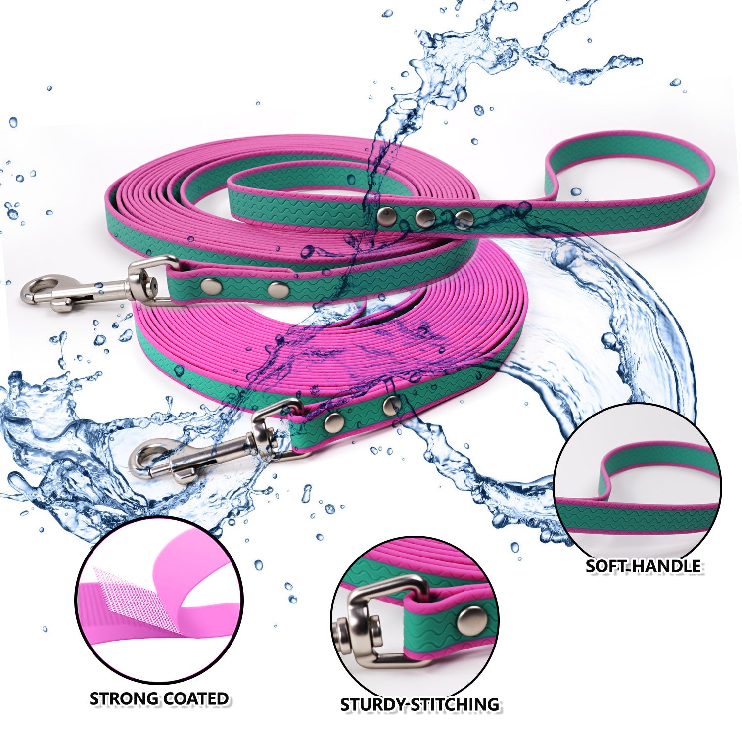 New Style PVC Coated Two-color Waterproof Training Rope